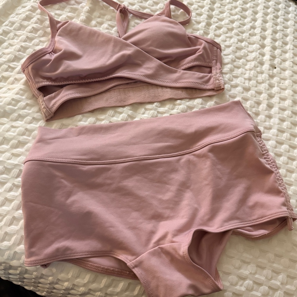 Elegant Mauve Bra and Brief Set